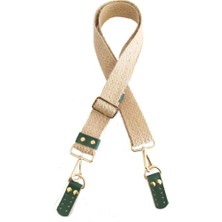 Angel Çanta Aksesuar Jüt Kolon Çanta Sapı 120X4 cm Lihgt Gold Metalli