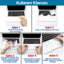 McStorey Macbook Pro Sticker Guard 13inç M1-M2 Touchpad Trackpad Koruyucu A2251 A2289 A2338 Uyumlu