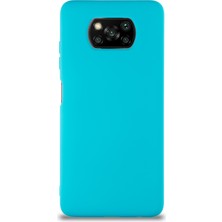 Kzy Xiaomi Poco X3 Pro Kapak Içi Kadife Soft Logosuz Lansman Silikon Kılıf - Açık Mavi