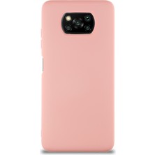 Kzy Xiaomi Poco X3 Pro Kapak Içi Kadife Soft Logosuz Lansman Silikon Kılıf - Pembe