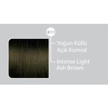 LİLAFİX SAÇ BOYASI 8/11 YOĞUN KÜLLÜ AÇIK KUMRAL & BROCHES 30 VOLUME %9 OKSİDAN 2'Lİ SET