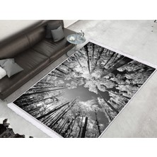 Dekoreko Ipek Dijital Saçaklı Kaymaz Taban Yıkanabilir Halı 1902 Desen 1