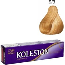 Wella Koleston 9/3 Altın Sarısı Krem Saç Boyası
