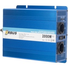 Orbus SK2000 12V 2000W Tam Sinüs Invertör