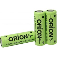 Orion 1.2V Ni-Mh 4/5AA 1500MAH Şarj Edilebilir Pil