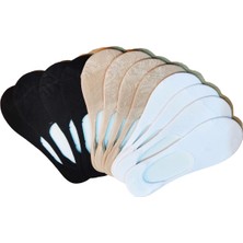 Erceys Bayan 12'li Bambu Slikonlu Babet Görünmez Çorap