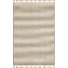 Cool Halı  Soho Sh 17 Bej Ivory Hav Toz Vermez Etnik Örgü Ince Halı Kilim