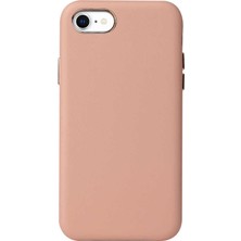 Case 4U Apple iPhone SE 2020 Kılıf Eyzi Kapak Pembe