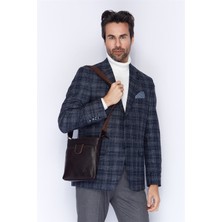 Floter Kahve - Omuzdan Askılı Deri Çanta 316