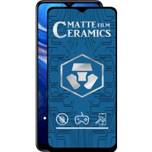 Case World Vivo Y20S Tam Kaplayan Mat Seramik Nano Esnek Ekran Koruyucu Şeffaf