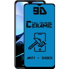 Case World Xiaomi Redmi 9t Tam Kaplayan Seramik Nano Esnek Ekran Koruyucu Cam Şeffaf