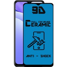 Case World Xiaomi Redmi Note 9 4g Tam Kaplayan Seramik Nano Esnek Ekran Koruyucu Cam Şeffaf