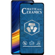 Case World Caseworld Xiaomi Poco X3 Pro Tam Kaplayan Mat Seramik Nano Esnek Ekran Koruyucu Cam