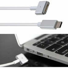 Daytona Mg-T Apple Type-C To Magsafe 2 Macbook Pro Macbook Air Uyumlu T Tipi Şarj Güç Adaptör Kablosu