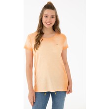 U.S. Polo Assn. Kadın Turuncu T-Shirt 50234672-VR051