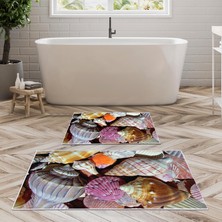 Alanur Home Alanur Trend Kaymaz Taban Dijital Banyo Takımı KT415 Renkli