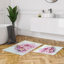 Alanur Home Alanur Trend Kaymaz Taban Dijital Banyo Takımı KT422 Mint