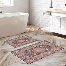 Alanur Home Alanur Trend Kaymaz Taban Dijital Banyo Takımı KT436 Bej