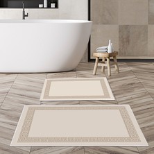 Alanur Home Alanur Trend Kaymaz Taban Dijital Banyo Takımı KT493 Krem
