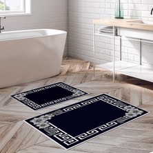 Alanur Home Alanur Trend Kaymaz Taban Dijital Banyo Takımı KT494 Siyah