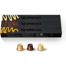 Nespresso Barista Aroma Serisi 3'lü Set Vanilla Eclair, Cocoa Truffle, Caramel Creme Brulee 3'lü Set