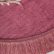 Alanur Home Eyfel Saçaklı Banyo Takımı 2 Pcs Fuşya