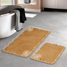 Alanur Home Viyana Welsoft Aplikli 2 Li Klozet Takımı Açık Kahve