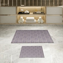 Alanur Home Alanur Trend Kaymaz Taban Dijital Banyo Takımı Bej