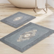 Alanur Home Crown (Aplikli) Klozet Takımı Gri