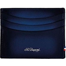 S.T. Dupont Mavi Deri Kartlık 190412