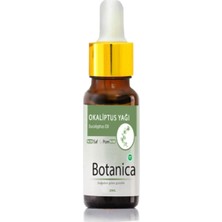 Botanica Okaliptus Yağı - Eucalyptus Globulus - ( Stres - Gerginlik Azaltma ) Aromatherapy Uçucu Yağ 20 Ml