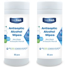 Deep Fresh Alkollü Antiviral Kova Islak Mendil 2 X 80 Yaprak 9039322200802