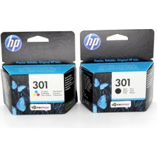 HP 301 N9J72AE Kartuş 2'li Avantaj Paket