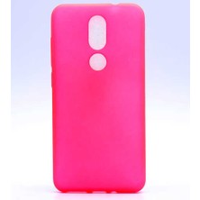 noktaks - Casper Via A2 - Kılıf Mat Soft Premier Silikon Kapak - Pembe - T1620
