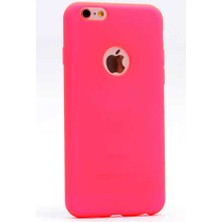 noktaks - Apple iPhone 5 - Kılıf Mat Soft Premier Silikon Kapak - Pembe