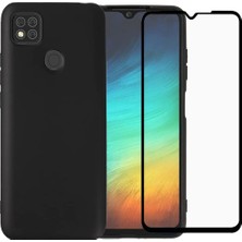 Case 4U Xiaomi Redmi 9C Mat Kobra Ekran Koruyucu Siyah