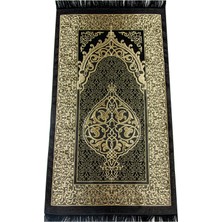 İhvan Online Ekonomik Osmanlı Desen Tafta Seccade Siyah