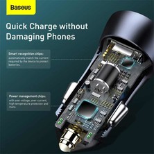 Baseus 40W  Type-C Araç Sarjı