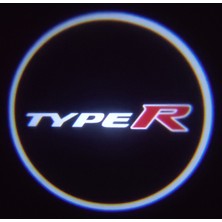 Femex Honda Typer Araçlar Için Pilli Yapıştırmalı Kapı Altı LED Logo