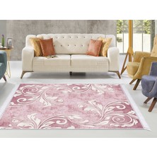 Dekoreko Inci Dijital Saçaklı Yıkanabilir Kaymaz Taban Halı 2088 Desen 1