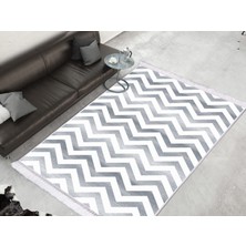 Dekoreko Inci Dijital Saçaklı Yıkanabilir Kaymaz Taban Halı 2045 Desen 1