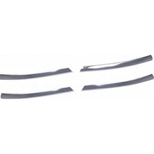 Fams Otomotiv  Opel Astra H Krom Ön Panjur 4 Parça 2004-2010  Paslanmaz Çelik