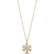 Yamaner Kuyumculuk Kar Tanesi Figürlü Kolye