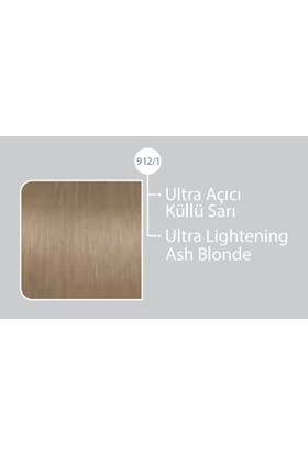 Lilafix Saç Boyası 912/1 Ultra Açıcı Küllü Sarı 2li