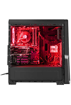 Genesis Pc Case Titan 800 Midi Tower Red