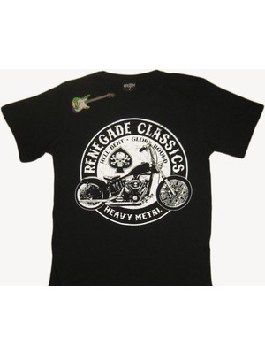 Battal Beden Renegade Siyah Tişört