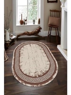 Cappio Halı Kilim Desenli Siyah Halı (Makinada Yıkanabilir) - CP169