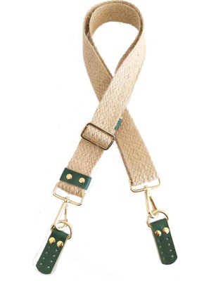 Angel Çanta Aksesuar Jüt Kolon Çanta Sapı 120X4 cm Lihgt Gold Metalli