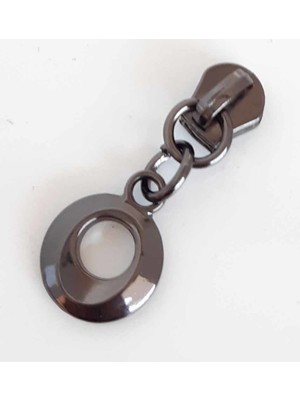 Angel Çanta Aksesuar Füme  Fermuar Başı (Yuvarlak Model)