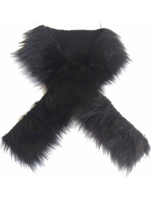 Angel Çanta Aksesuar Kürk 70X5CM Siyah Renk